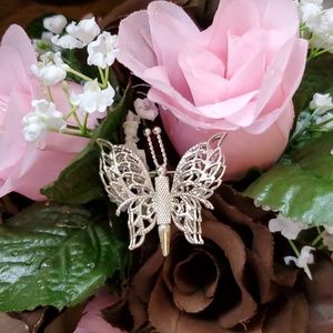 Monet Butterfly Brooch